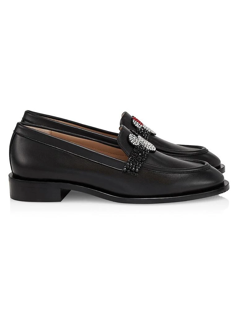 商品Stuart Weitzman|Disney x Stuart Weitzman Palmer Leather Loafers,价格¥4875,第1张图片