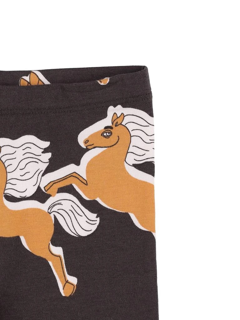 商品Mini Rodini|Horse Print Organic Cotton Leggings,价格¥237,第1张图片详细描述