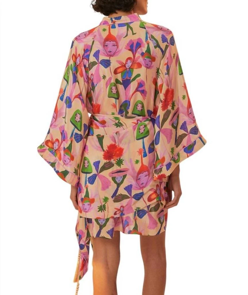 商品Farm Rio|Farm Rio - Long Sleeve Mini Dress,价格¥1300,第2张图片详细描述
