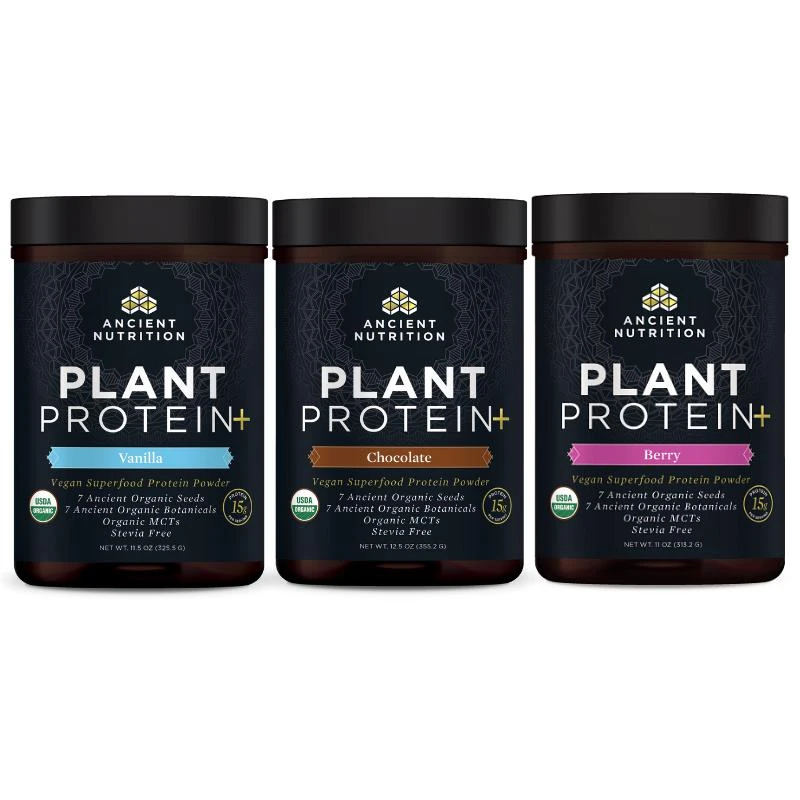 商品Ancient Nutrition|Plant Protein+ Bundle,价格¥921,第1张图片