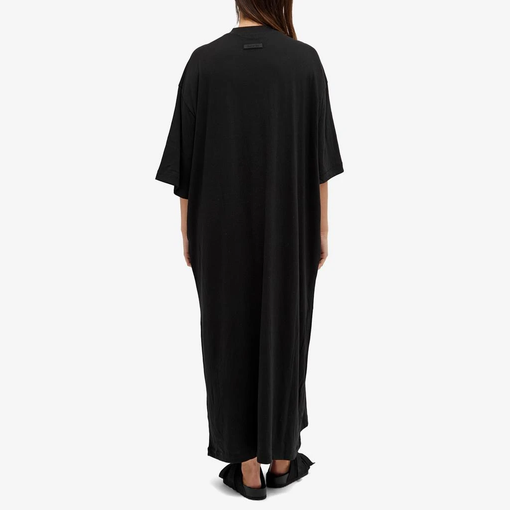 商品Essentials|Fear of God ESSENTIALS Essentials 3/4 Sleeve Dress - Jet Black,价格¥361,第3张图片详细描述