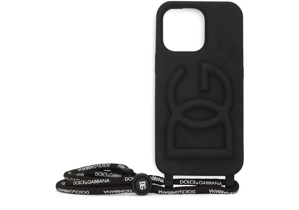 商品Dolce & Gabbana|Rubber iPhone 13 Pro cover with embossed logo,价格¥1847,第1张图片