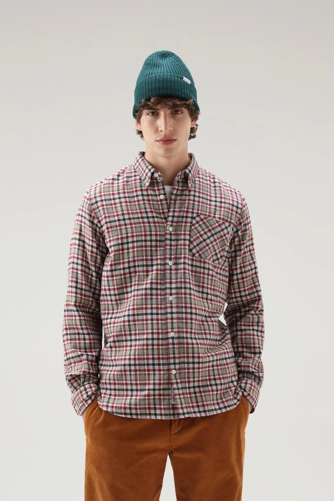 商品Woolrich|Checked Shirt in Wool Blend Flannel,价格¥1056,第1张图片