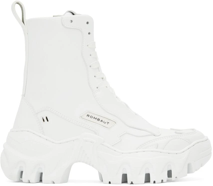 商品Rombaut|White Boccaccio II Boots,价格¥3195,第1张图片