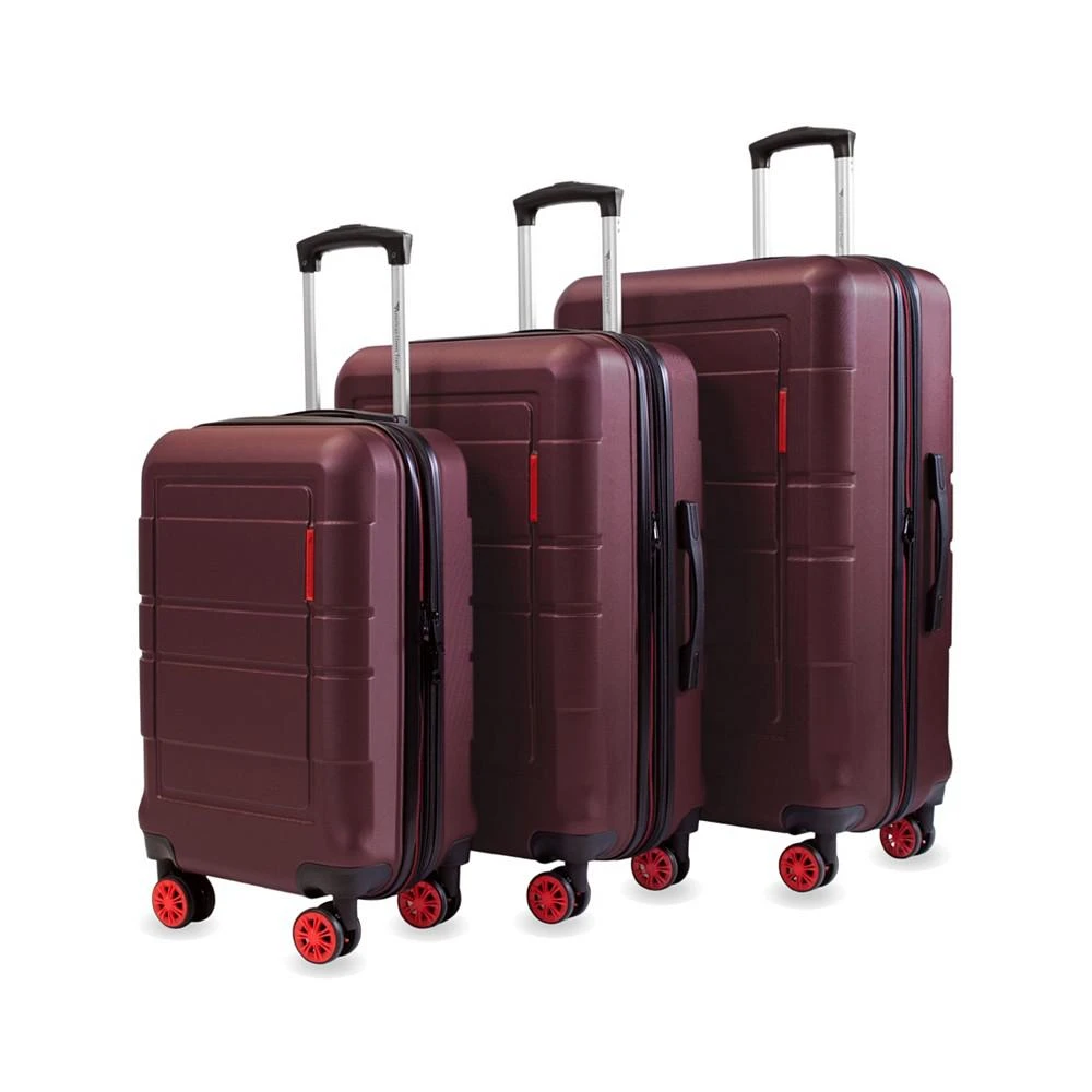 商品American Green Travel|Andante Hardside Spinner Suitcase Luggage Set, 3 Piece,价格¥1861,第1张图片