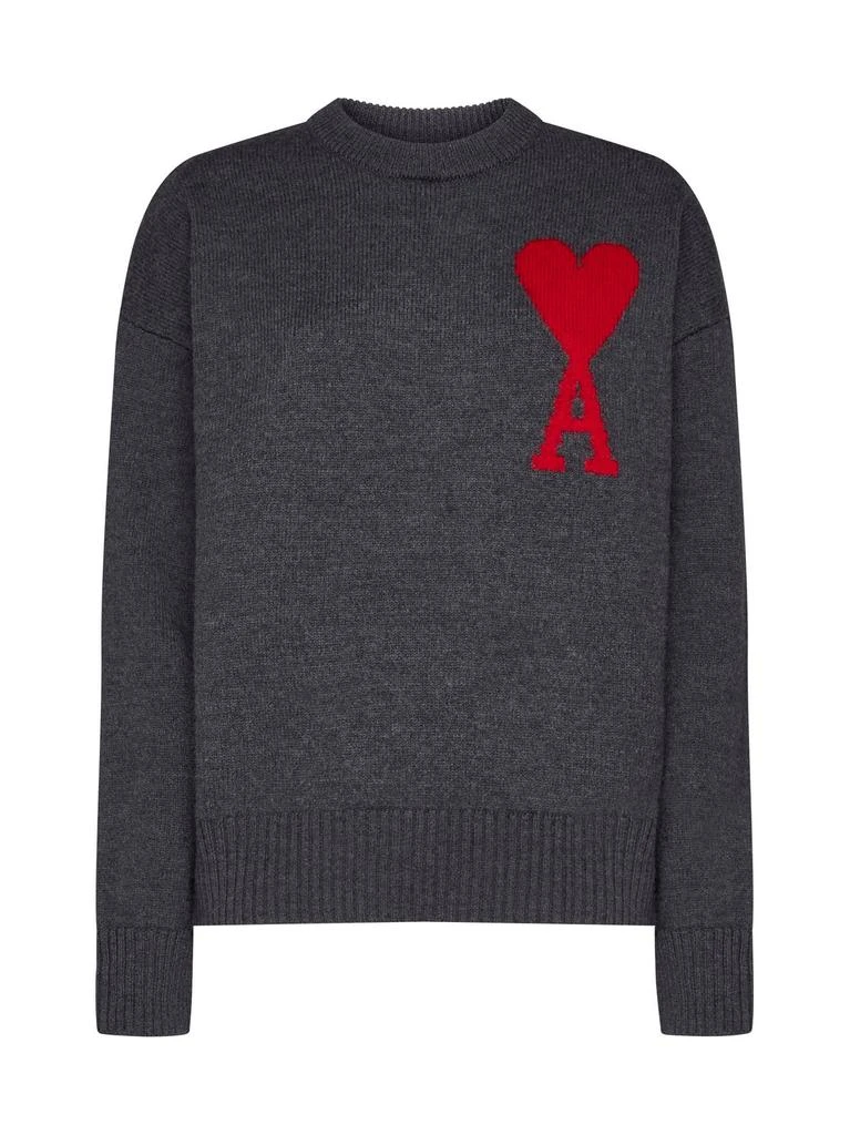 商品AMI|AMI Paris Ami de Coeur Crewneck Knitted Jumper,价格¥2866,第1张图片