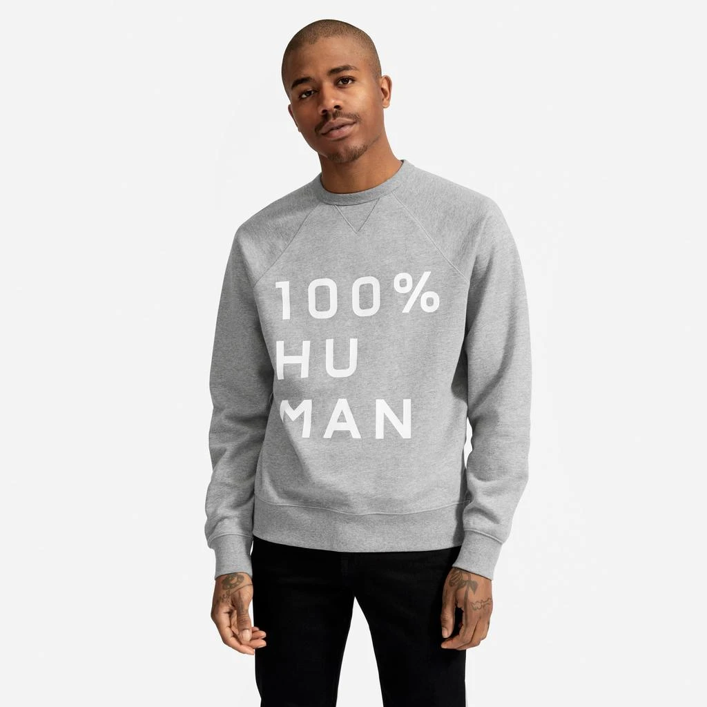商品Everlane|The 100% Human Unisex French Terry Sweatshirt in Large Print,价格¥258,第1张图片