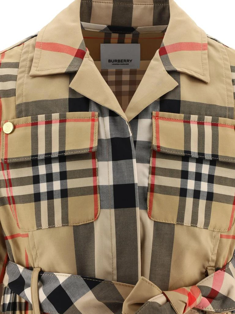 商品Burberry|Burberry Kids Checked Short-Sleeved Shirt Dress,价格¥2481,第3张图片详细描述