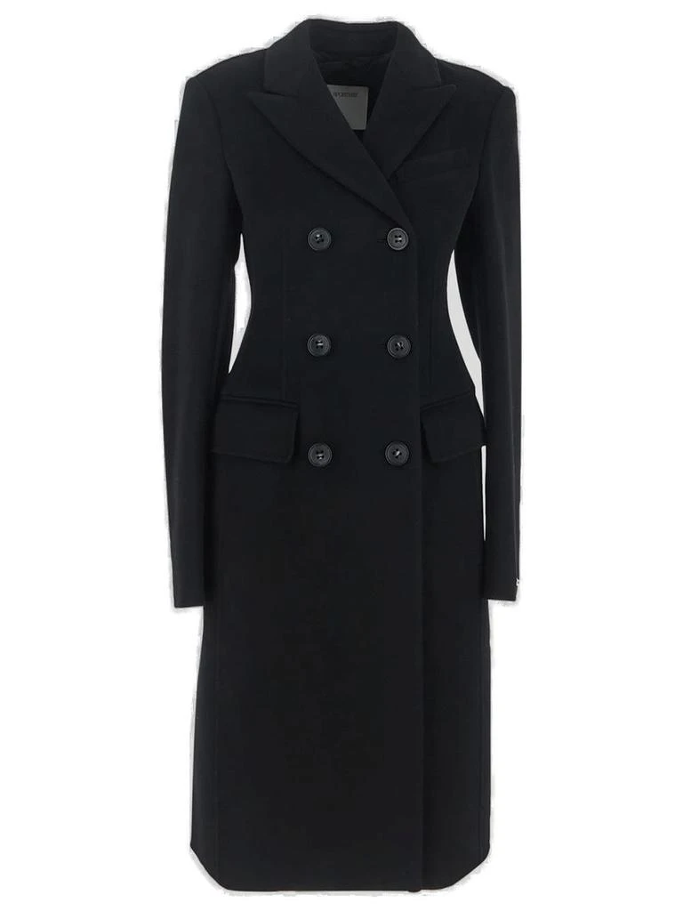 商品Max Mara|Sportmax Double-Breasted Long-Sleeved Coat,价格¥4152,第1张图片