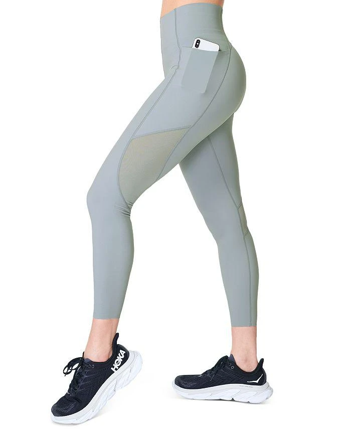 商品SWEATY BETTY|Aerial Power High Waist 7/8 Mesh Leggings,价格¥210,第3张图片详细描述