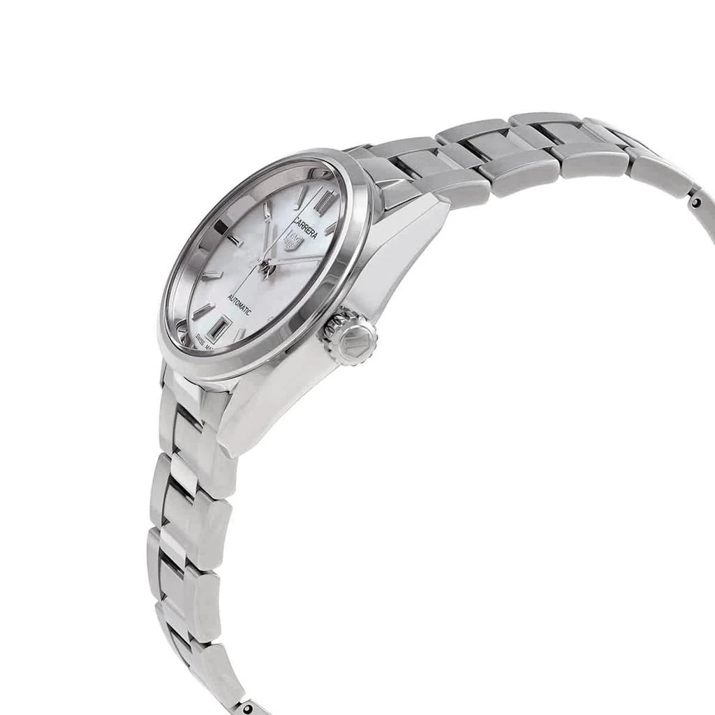商品TAG Heuer|Carrera Automatic White Mother of Pearl Dial Ladies Watch WBN2410-BA0621,价格¥15542,第2张图片详细描述