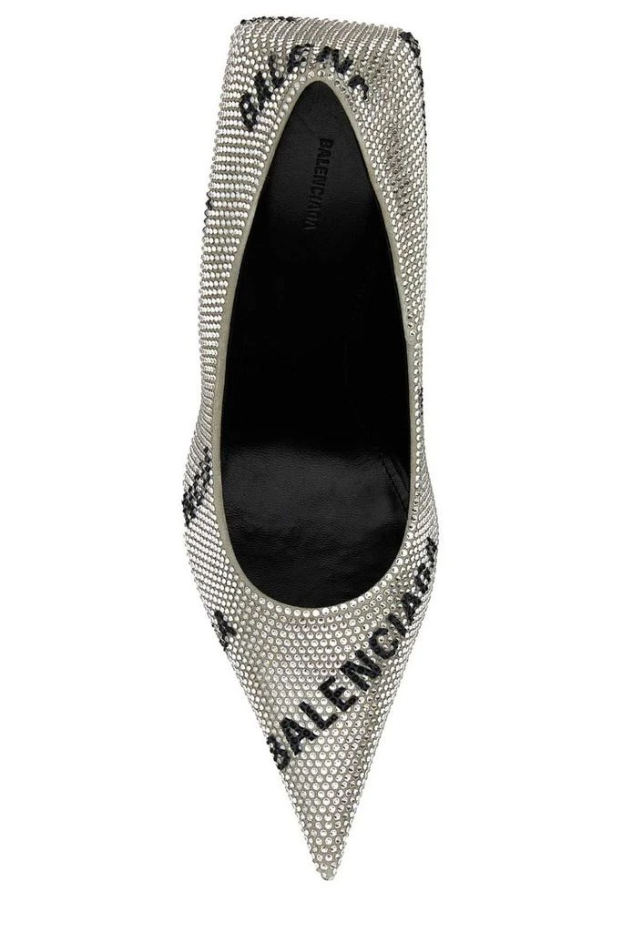 商品Balenciaga|Balenciaga Rhinestones Embellished Pointed-Toe Pumps,价格¥9450,第3张图片详细描述