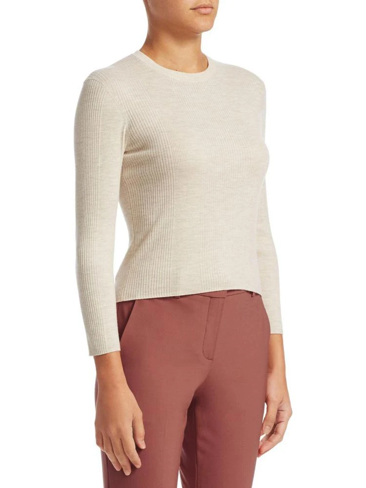 商品Theory|Refine Ribbed Wool Crewneck,价格¥891,第3张图片详细描述