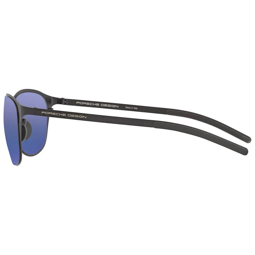 商品Porsche Design|Blue Silver Mirror Oval Unisex Sunglasses P8666 A 55,价格¥825,第3张图片详细描述