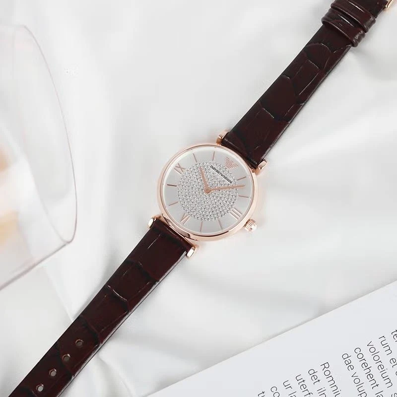 Armani阿玛尼满天星皮带防水石英女表AR11269 商品