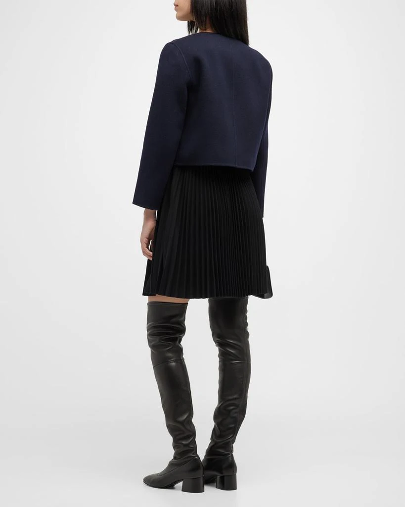 商品Theory|Doubleface Wool-Cashmere Crop Jacket,价格¥1144,第4张图片详细描述