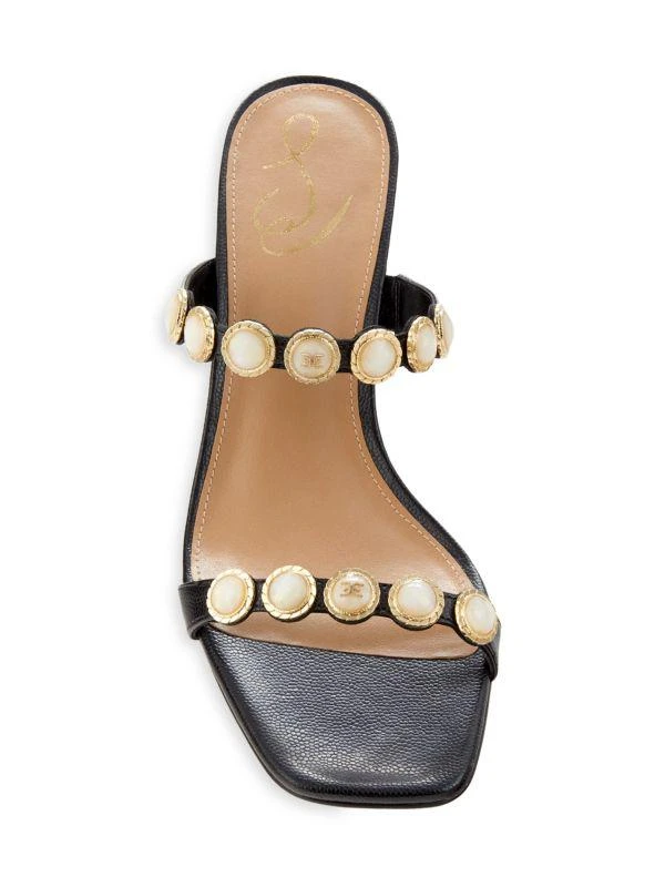 商品Sam Edelman|Palma Embellished Strappy Sandals,价格¥375,第5张图片详细描述