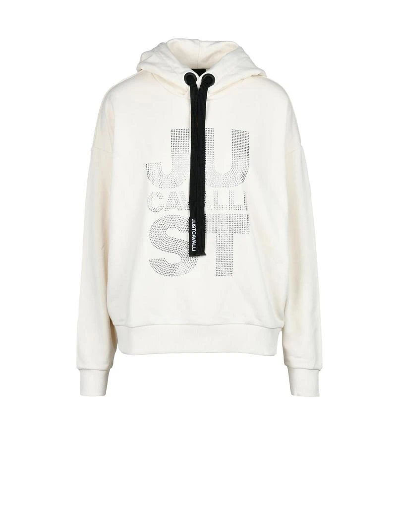 商品Just Cavalli|Womens Ivory Sweatshirt,价格¥2034,第1张图片