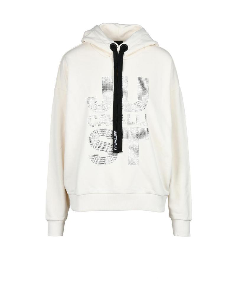 商品Just Cavalli|Womens Ivory Sweatshirt,价格¥1927,第1张图片