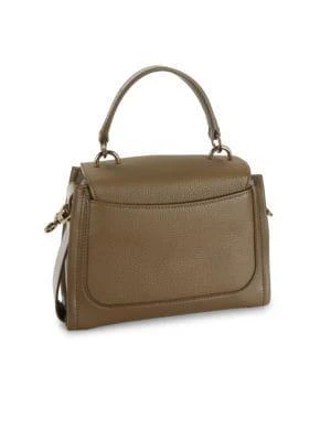 商品Chloé|Grained Leather Satchel,价格¥12647,第4张图片详细描述