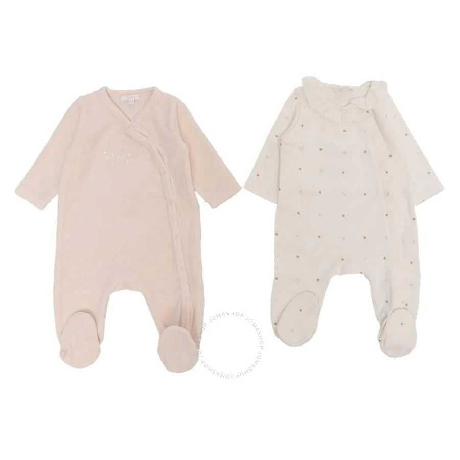 商品Chloé|Kids Organic-Cotton Logo Set Of 2 Babygrow,价格¥545,第1张图片