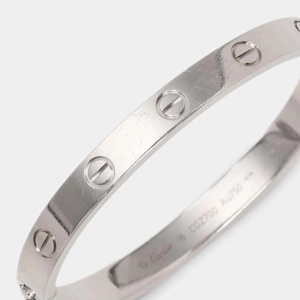 商品[二手商品] Cartier|Cartier Love 18k White Gold Bracelet 16,价格¥38127,第2张图片详细描述