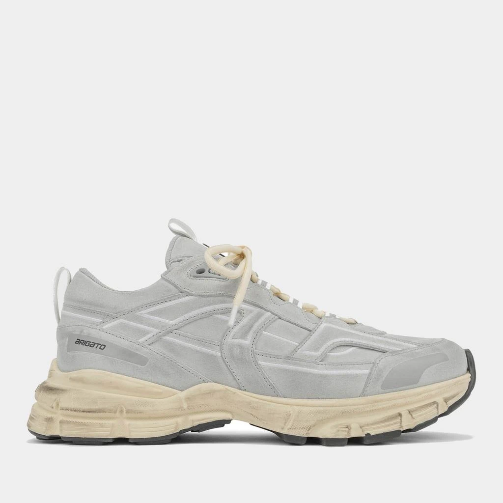 商品Axel Arigato|Axel Arigato Men's Marathon R-Trail Running Style Trainers - Light Grey Distressed,价格¥1352,第1张图片