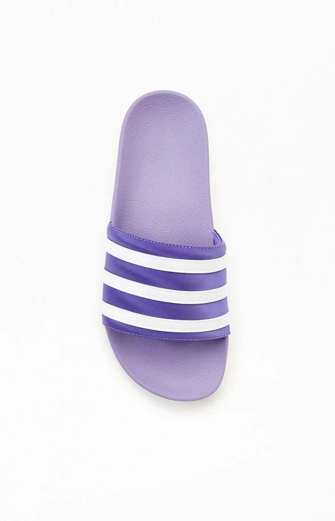商品Adidas|Women's Purple Adilette Slide Sandals,价格¥260,第5张图片详细描述