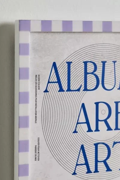 Checkered 12-Inch Vinyl Album Frame 商品