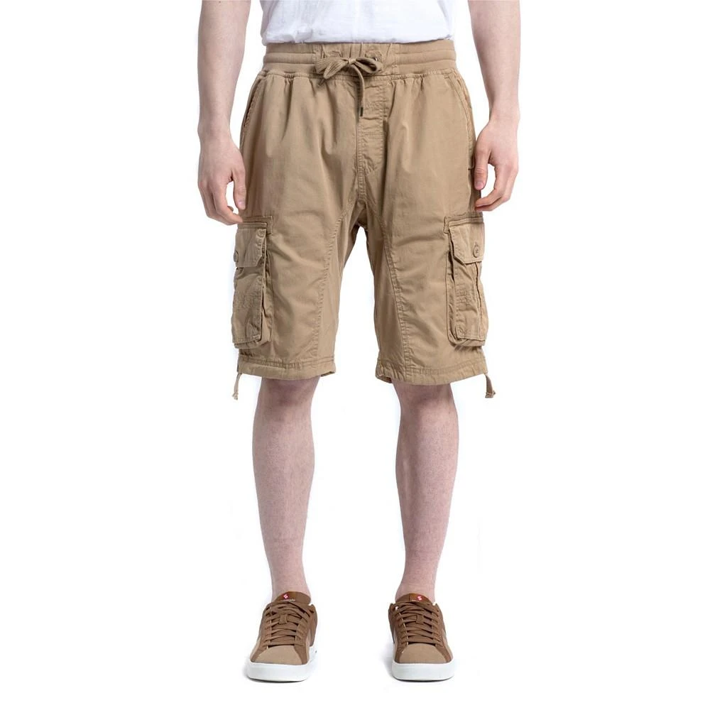 商品Macy's|Men's Twill Cargo Jogger Shorts,价格¥195,第1张图片