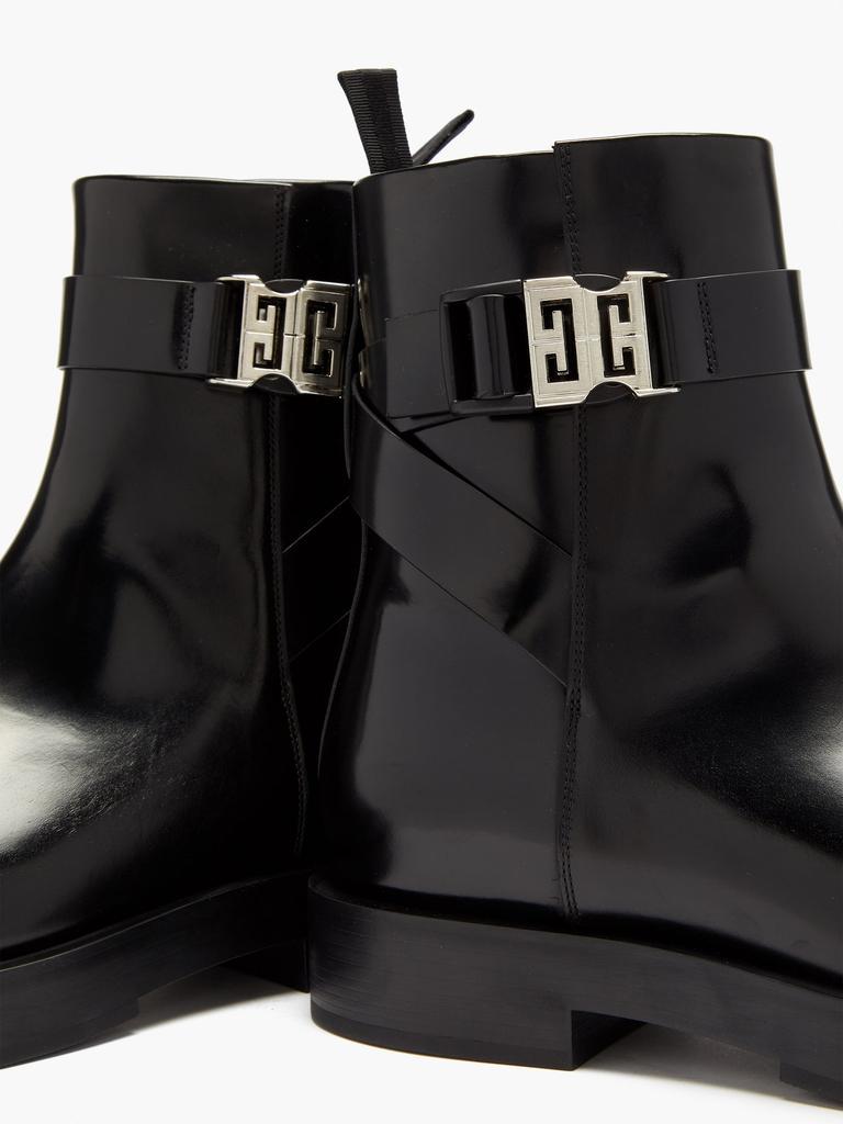 商品Givenchy|Square-toe leather ankle boots,价格¥8561,第4张图片详细描述