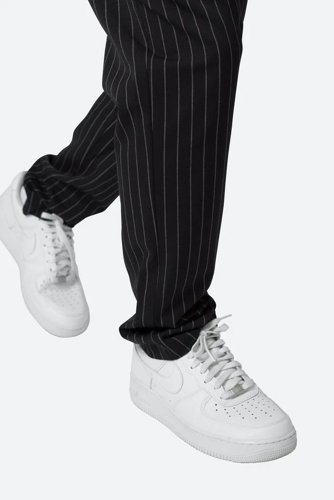 Pinstripe Drawcord Pants - Black 商品