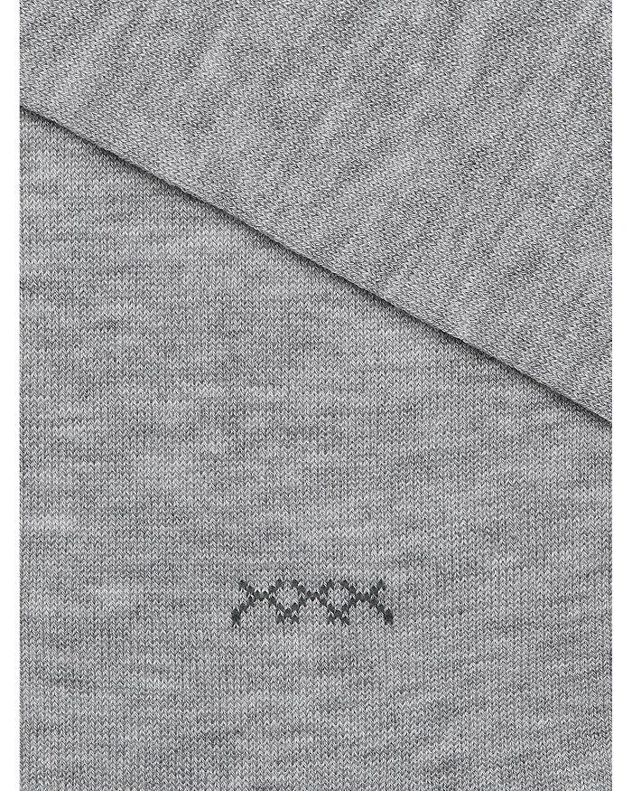 商品Zegna|Light Grey Mélange Everyday Triple Mid Calf Socks,价格¥340,第2张图片详细描述
