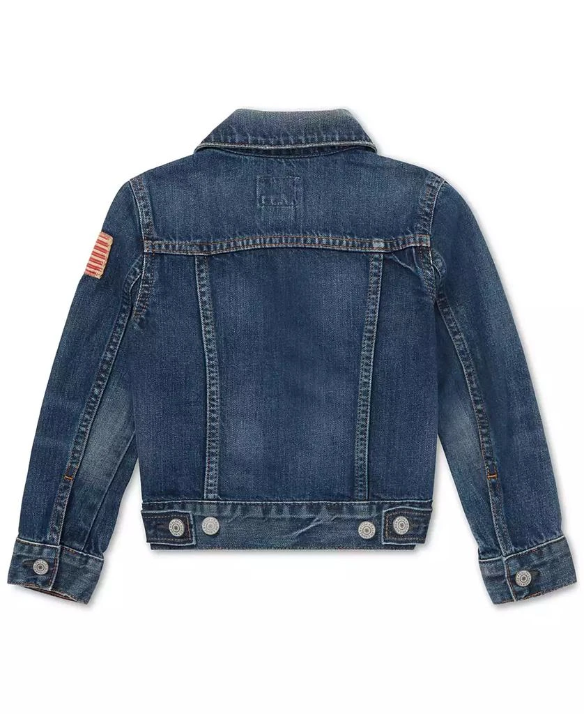 商品Ralph Lauren|Toddler and Little Boys Cotton Denim Trucker Jacket,价格¥680,第2张图片详细描述