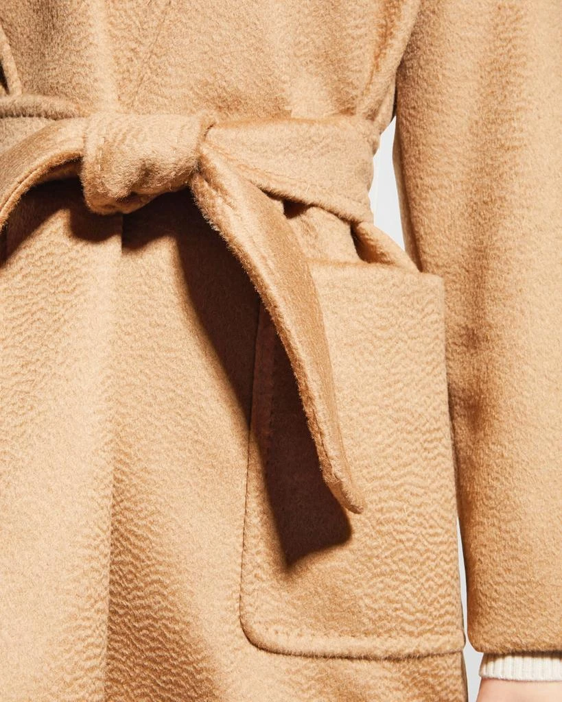 Rialto Camel Hair Belted Short Hooded Coat 商品