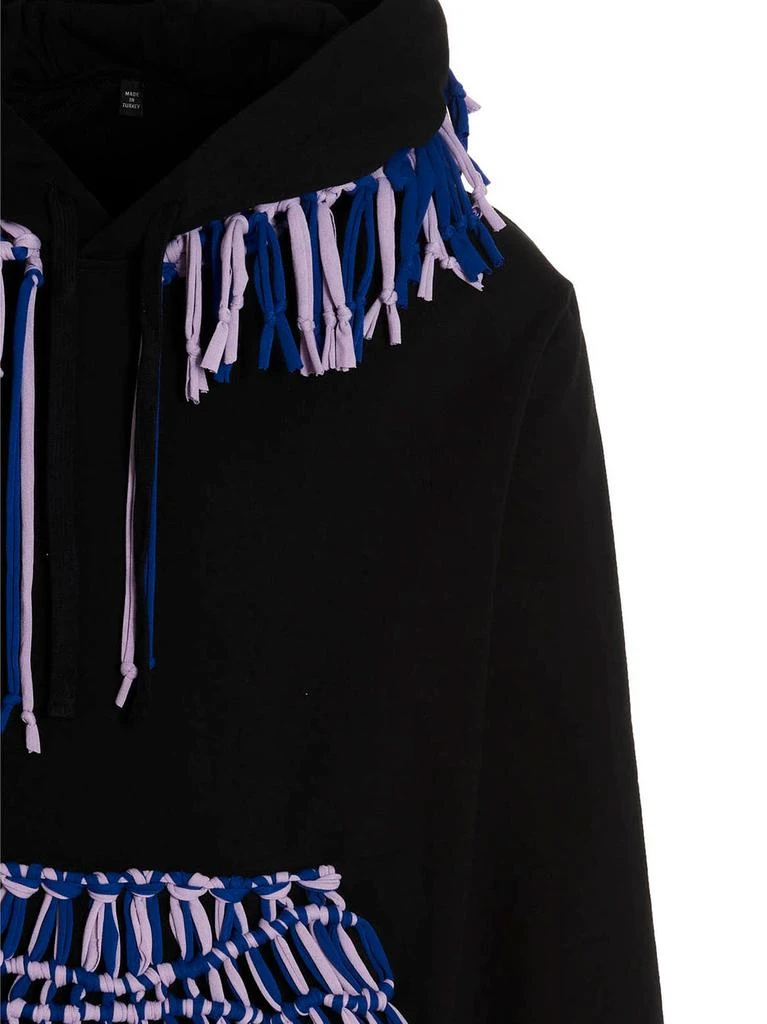 商品Alexander McQueen|McQ Alexander McQueen Fringed Detailed Hoodie,价格¥1735,第3张图片详细描述