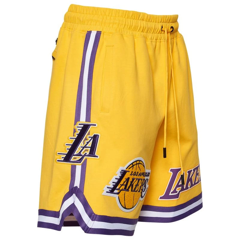 商品Pro Standard|Pro Standard Lakers NBA Team Logo Pro Shorts - Men's,价格¥562,第3张图片详细描述