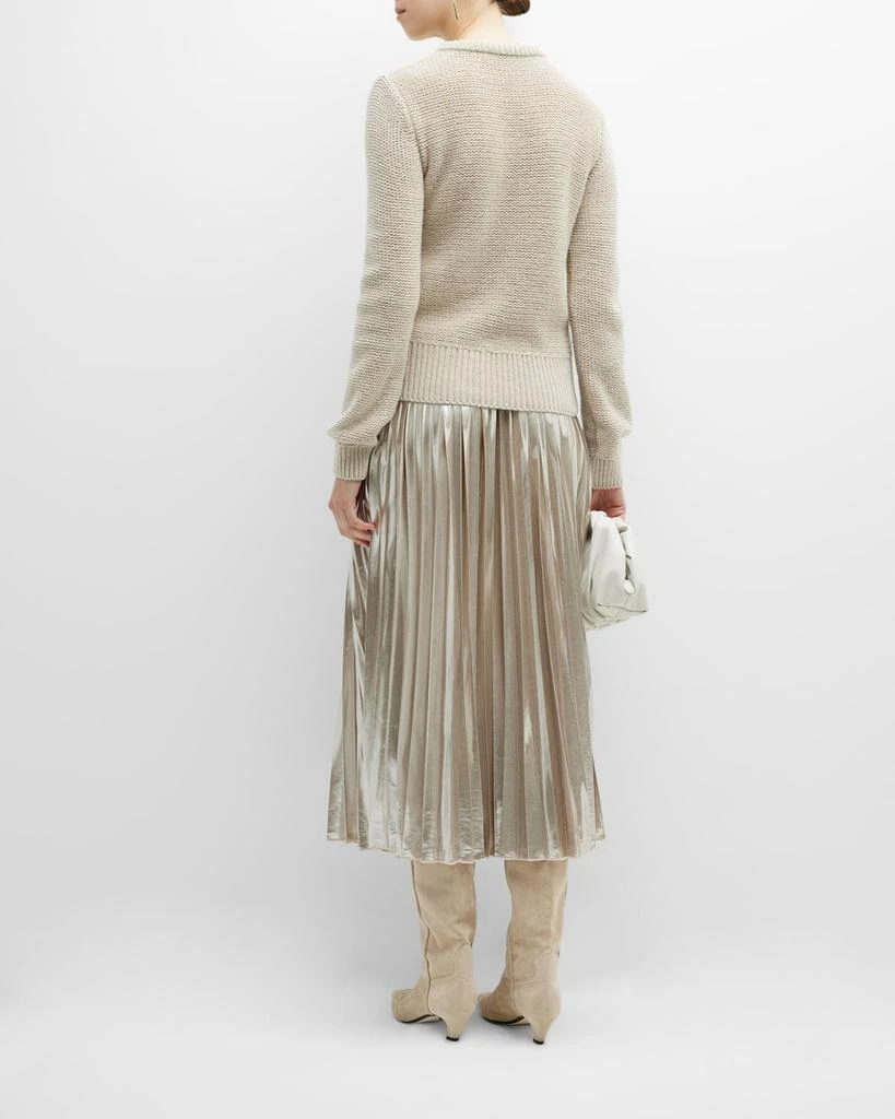 商品Marella|Quincy Pleated Jersey Midi Skirt,价格¥951,第4张图片详细描述