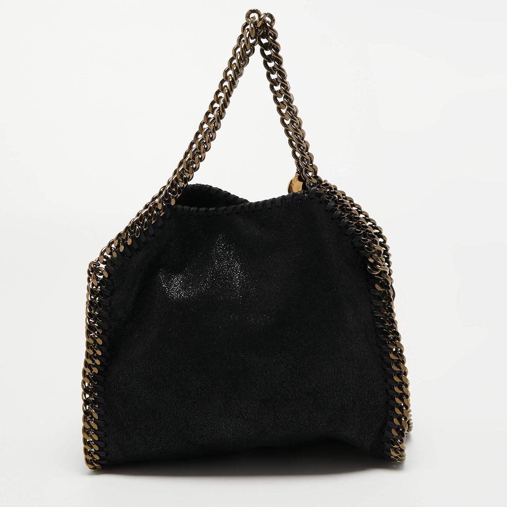 商品[二手商品] Stella McCartney|Stella McCartney Black Faux Leather Mini Falabella Tote,价格¥4857,第6张图片详细描述