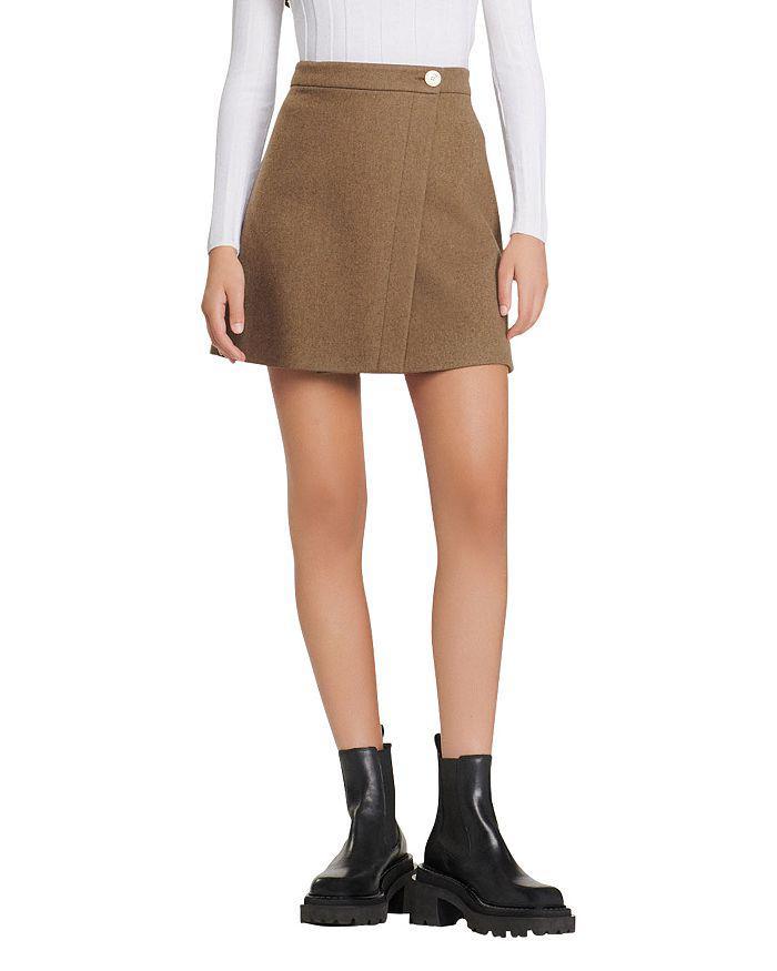 商品Sandro|Julieta Wallet Skirt,价格¥2196,第3张图片详细描述