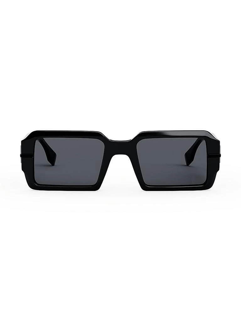 商品Fendi|O'Lock Fendigraphy 52MM Rectangular Sunglasses,价格¥3660,第1张图片