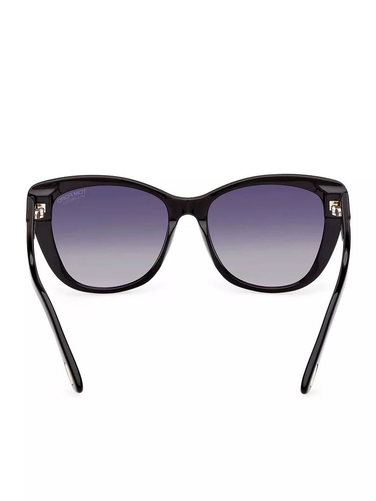 商品Tom Ford|Nora 57MM Cat Eye Sunglasses,价格¥2597,第5张图片详细描述