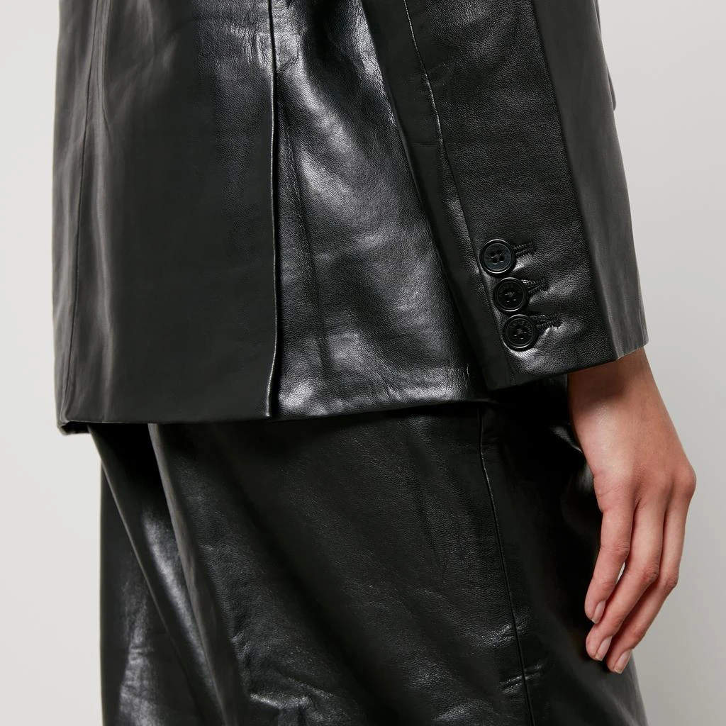 商品ANINE BING|Classic Faux and Recycled Leather Blazer,价格¥1818,第4张图片详细描述