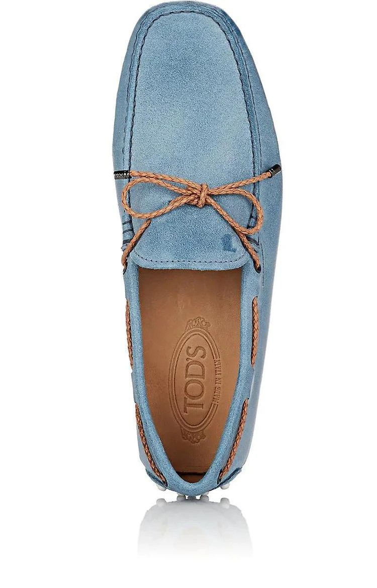 商品Tod's|Braided-Tie Leather Drivers,价格¥826,第4张图片详细描述