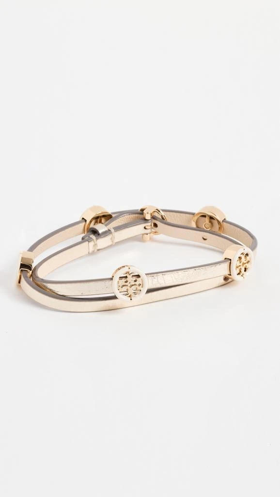 商品Tory Burch|Tory Burch Miller 珐琅双环绕式手链,价格¥823,第2张图片详细描述