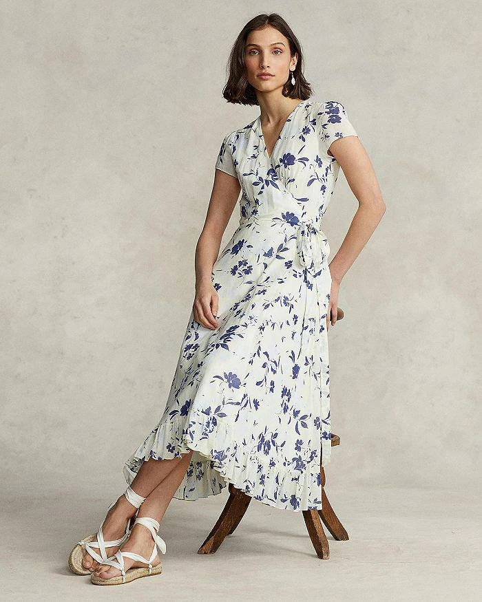 商品Ralph Lauren|Cotton Wrap Dress,价格¥1804,第4张图片详细描述