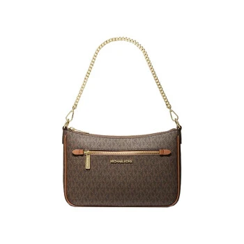 商品[国内直发] Michael Kors|MK 女包 迈克·科尔斯 MICHAEL KORS Jet Set系列 棕色 小号 单肩斜挎包 35T1GTTC1B BROWN,价格¥1308,第1张图片