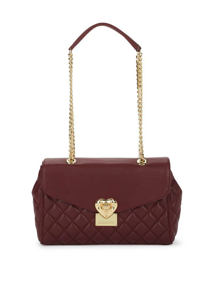 商品Moschino|Heart Quilted Shoulder bag,价格¥787,第1张图片