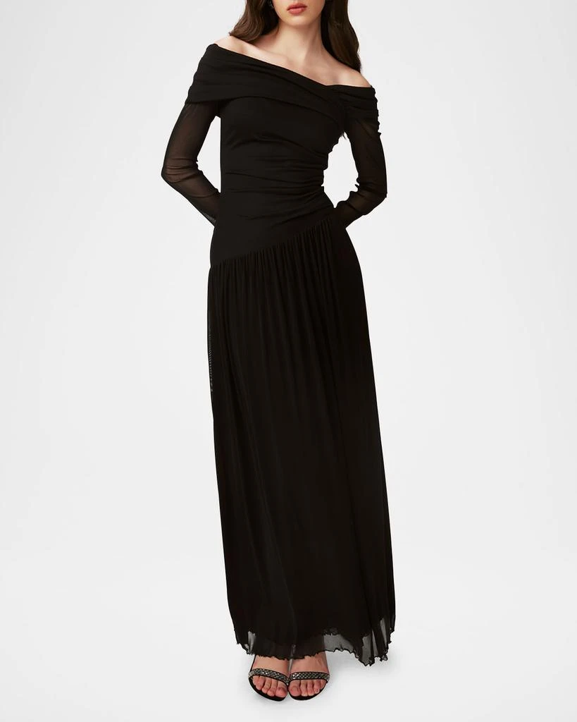 商品Diane von Furstenberg|Aron Ruched Off-Shoulder Gown,价格¥3845,第2张图片详细描述