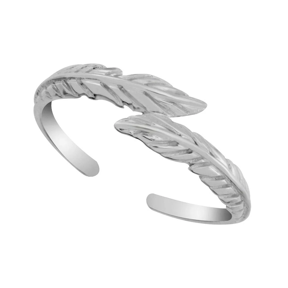 商品Giani Bernini|Sterling Silver Feather Bypass Adjustable Toe Ring,价格¥228,第1张图片